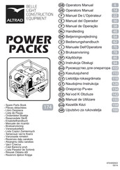 Altrad POWER PACKS 174 Manual Del Operador