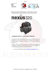 Evolution Aqua Nexus	320 Manual De Instalación Y De Instrucción