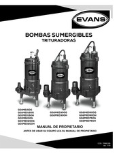 Evans GD1ME0150G Manual De Propietario