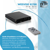 Extel WESVDD 82700 Instrucciones De Uso E Instalación