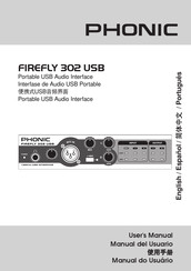 Phonic FIREFLY 302 USB Manual Del Usuario