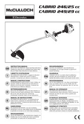 McCulloch CABRIO 246/25 cc Manual De Instrucciones