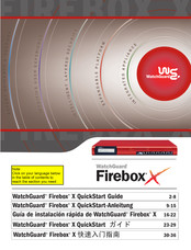 Watchguard Firebox X Guía De Instalación Rápida