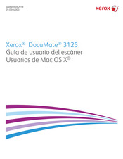 Xerox DucuMate 3125 Guía De Usario