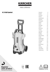 Kärcher K 3 Full Control Manual De Instrucciones