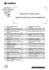 Lowara ecocirc XLplus Manual De Instalación, Funcionamiento Y Mantenimiento