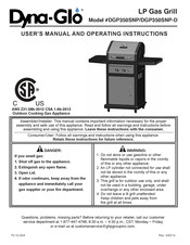 Dyna-Glo DGP350SNP-D Manual Del Usuario E Instrucciones Para El Funcionamiento