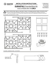 Mustee DURASTALL140 Instrucciones Para La Instalación