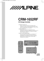 Alpine CRM-1652RF Manual De Operación