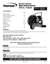 MAT Engine Technologies Powermate PWB163150E Manual Del Usuario