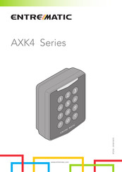 DITEC Entrematic AXK4 Serie Manual Del Usuario