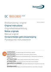 Dustcontrol DC 1800 Manual Original