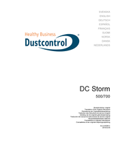 Dustcontrol DC Storm 500 Traducción Del Manual De Instrucciones De Servicio Original