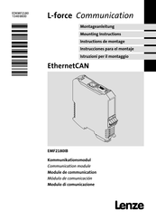 Lenze L-force Communication EthernetCAN EMF2180IB Instructions De Montage