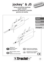Tractel Jockey J5 Manual De Empleo Y Mantenimiento
