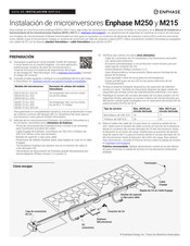 enphase M215 Guía De Instalación Rápida