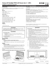 Eaton CROUSE-HINDS Champ FMVA Serie Información De Instalación Y Mantenimiento