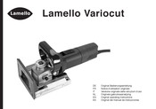 Lamello VARIOCUT Original Del Manual De Instrucciones