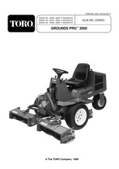 Toro GROUNDS PRO 2000 Guía Del Usario