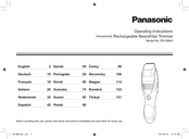 Panasonic ER-GB40 Instrucciones De Funcionamiento