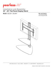 peerless-AV SGLS01 Manual De Instalación
