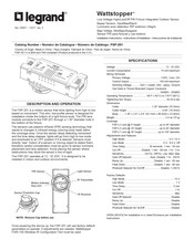 LEGRAND Wattstopper FSP-201 Instrucciones De Instalación