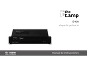 thomann the t.amp E-800 Manual De Instrucciones