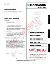 SPX Hankison HDF4 Manual De Instrucciones