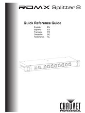 Chauvet Professional ROMX 8 Guia De Inicio Rapido