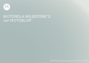 Motorola MILESTONE 2 Manual Del Usuario