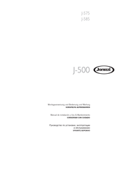 Jacuzzi j-585 Manual De Instalación - Uso - Mantenimiento