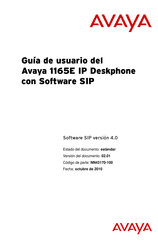 Avaya 1165E Guía De Usuario