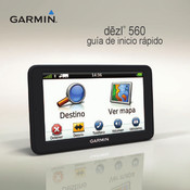 Garmin dēzl 560 Guia De Inicio Rapido