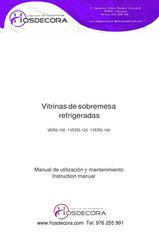 Hosdecora 1VERS-160 Manual De Utilización Y Mantenimiento