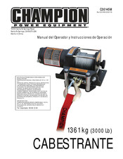 Champion Power Equipment C30145M Manual Del Operador Y Instrucciones De Operación