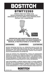 Bostitch BTMT72393 Manual De Operación Y De Mantenimiento