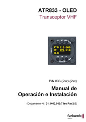 Funkwerk ATR833-OLED Manual De Operación E Instalación