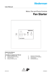 Nederman Fan Starter Manual De Instrucciones