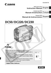 Canon DC230 Manual De Instrucciones