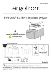 Ergotron StyleView SV43 Guia Del Usuario