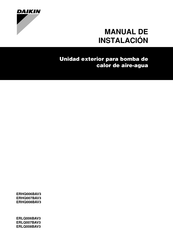 Daikin ERHQ007BAV3 Manual De Instalación