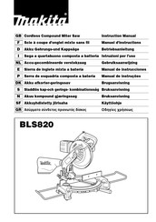 Makita BLS820 Manual De Instrucciones