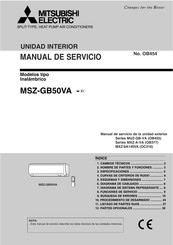 Mitsubishi Electric MXZ-A-VA Serie Manual De Servicio