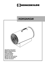 Kongskilde KGAI Serie Manual De Instrucciones