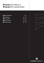 Amann Girrbach ceramill mikro ic Modo De Empleo