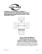 Delta Cash Acme R2570-MIXLF Manual Del Usuario