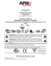 APW Wyott W-2 Instalación E Instrucciones De Operación