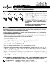 Worthington Bernzomatic TS7000 Manual De Instrucciones