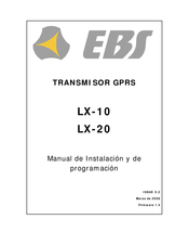 EBS LX-20 Manual De Instalación Y De Programacion