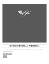 Whirlpool WSR57R18DM Manual De Instrucciones